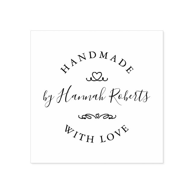 Personlig, handgjord av Rubber Frimärke Stämpel (Tryck)