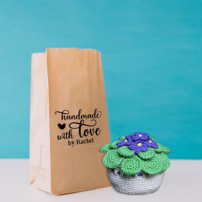 Personlig handgjord med kärlek stämpel (Skapare uppladdad)