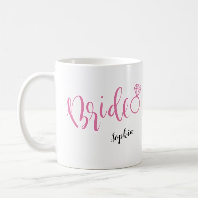 Personlig handskriftsbricka mugg (Vänster)