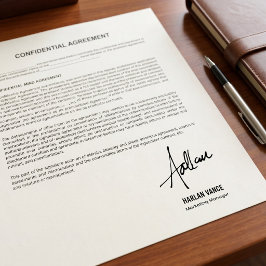 Personlig handskriven signatur | Dokument Själv Självfärgande Stämpel