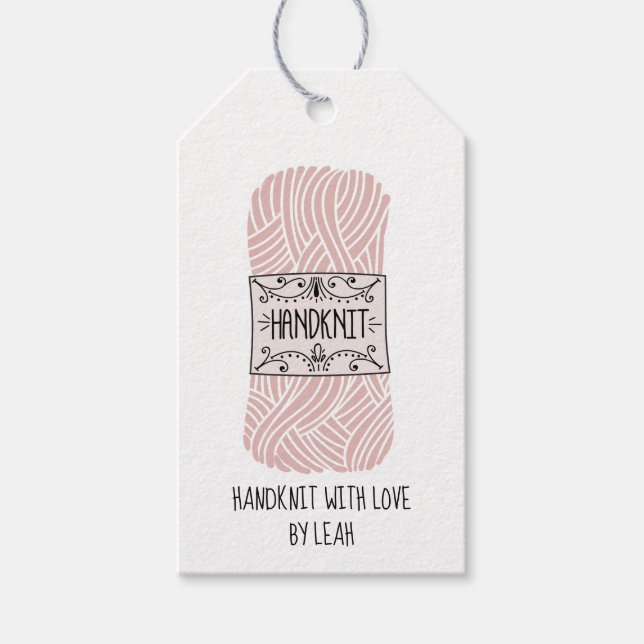 Personlig Handstil med Kärlek Gift-Märkre Presentetikett (Framsidan)