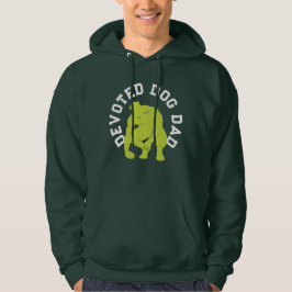 Personlig hängiven hundpappa Sexig bajsscooper Hoodie