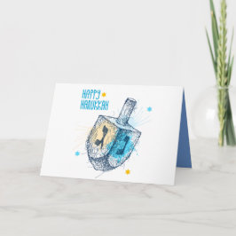 Personlig Hanukkah Greeting Cards - Judaica Kort