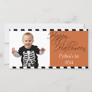 Personlig Happy halloween Hälsning-fotokort Julkort
