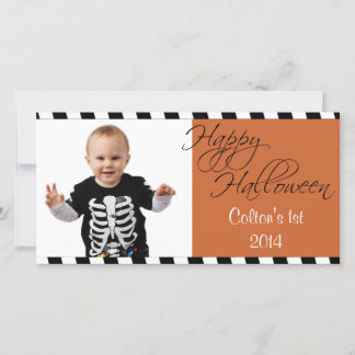 Personlig Happy halloween Hälsning-fotokort Julkort