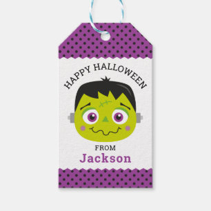 Personlig Happy halloween Monster Gift-Märkre Presentetikett
