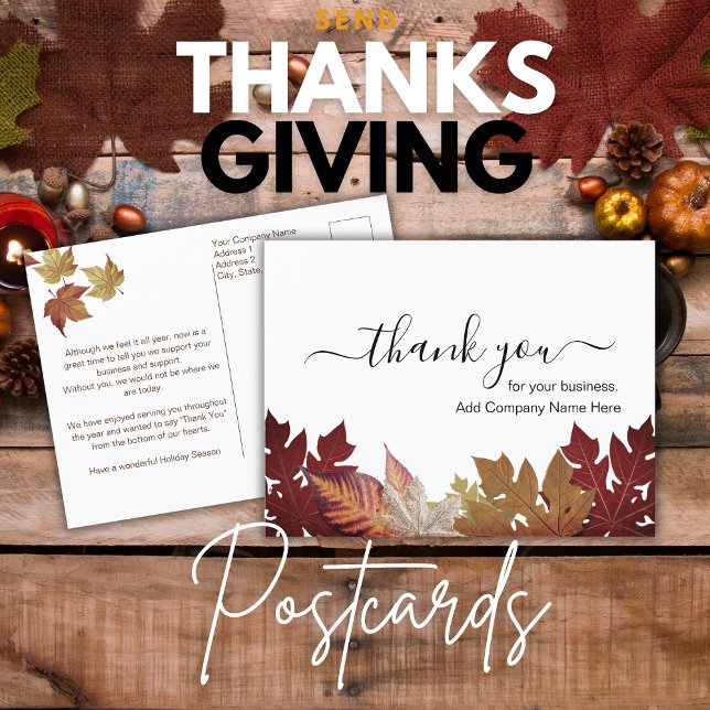 Personlig Happy thanksgiving Vykort (Skapare uppladdad)