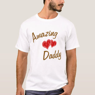 Personlig härlig pappa t-shirt Anpassat namn