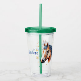 Personlig hästhuvud take away mugg