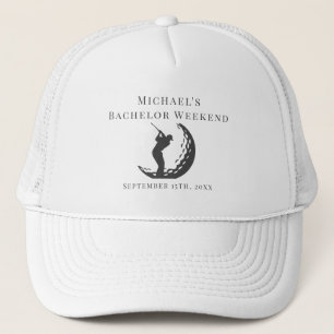 Personlig Hat Bachelor Golf Helg Keps