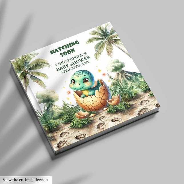 Personlig Hatching snart Pojke Guest Bok (Personalized Hatching Soon Baby Boy Guest Book)