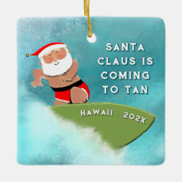 personlig Hawaii helgdagars keepsaké Julgransprydnad Keramik