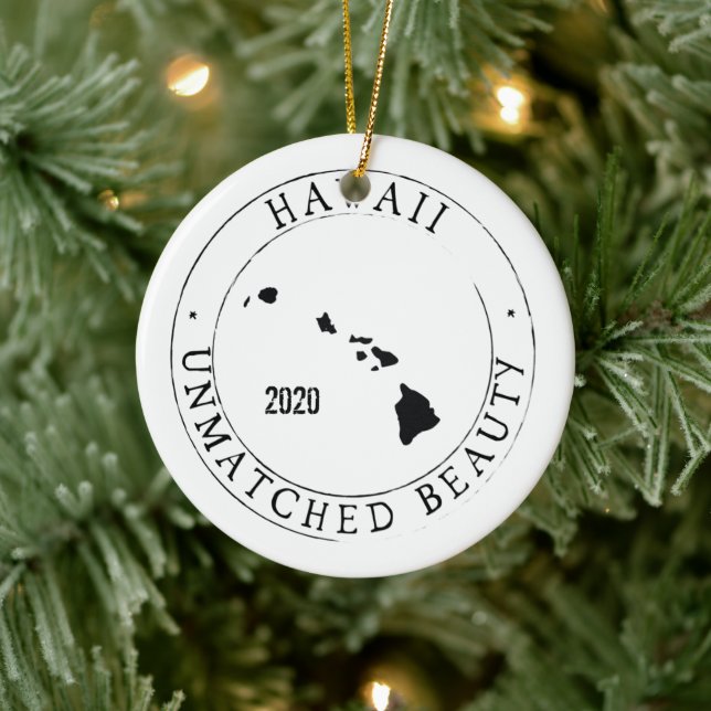 Personlig Hawaii Ornament (Träd)