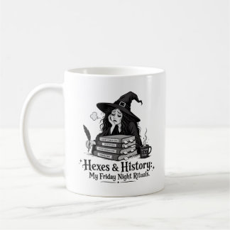 Personlig Häxhistoria Häxa Halloween-present Kaffemugg