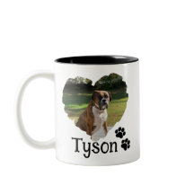 Personlig Heart och Tassar Pet Photo