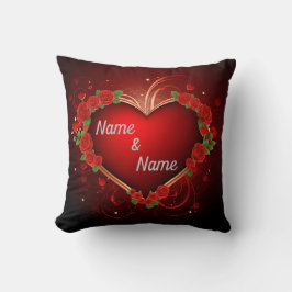 Personlig Heart Romantik Kudde