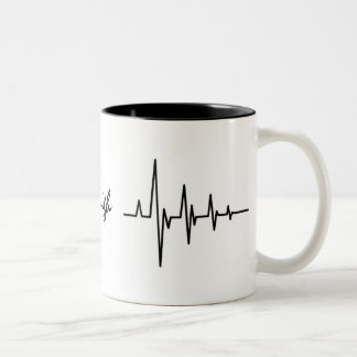 Personlig Heartslag Coffee Mugg