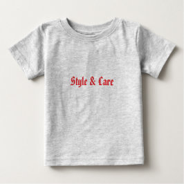 Personlig Heather Grått Baby Bra Jersey T-Shirt