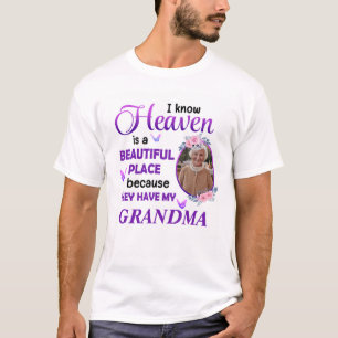 Personlig Heaven är ett vackert Ställe Memorial T Shirt