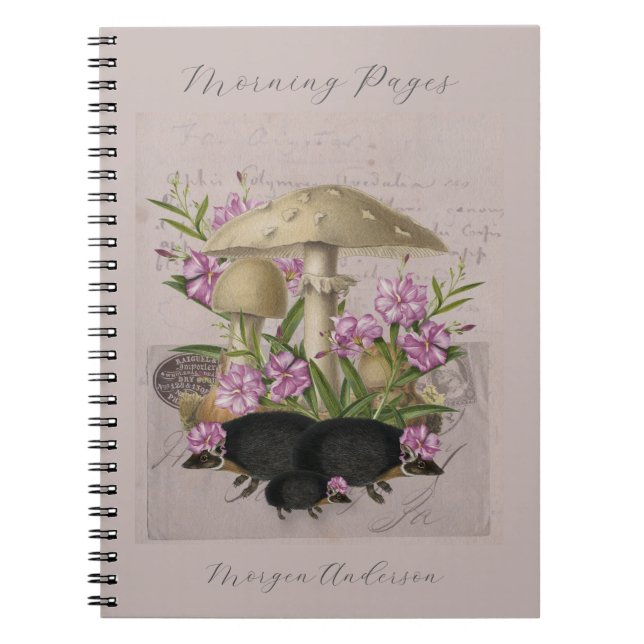 Personlig Hedgehog & Ephemera Anteckningsbok (Framsidan)