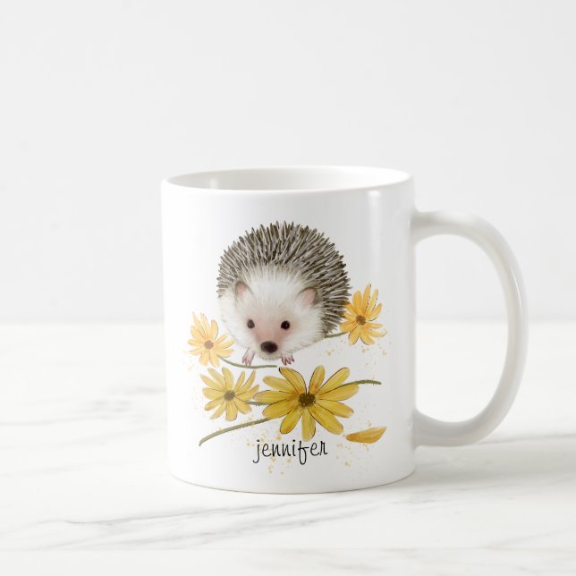 Personlig Hedgehog Mugg (Höger)