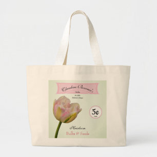 Personlig Heirloom Lökar & Seeds Tulip Garden Jumbo Tygkasse