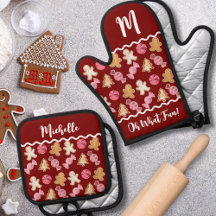 Personlig Helgdag Baking Gingertea Mönster