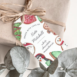 Personlig Helgdag Cookie Baking Presentetikett