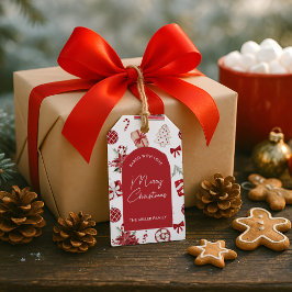 Personlig Helgdag Cookie Baking Presentetikett