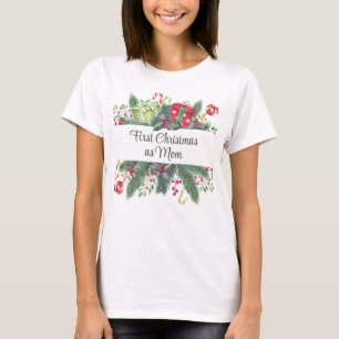 Personlig Helgdag Första jul T Shirt