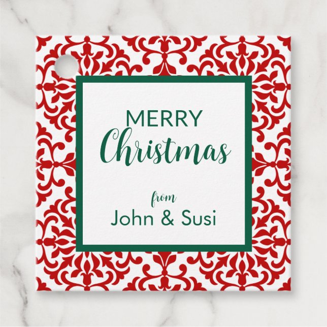 Personlig Helgdag Gift-Märkre Gåvor Etiketter (Framsida)