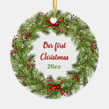 Personlig Helgdag God jul Ceramic Orna