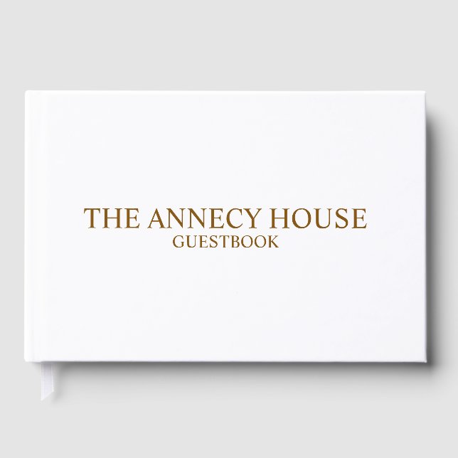 Personlig Helgdag Home Guest Bok - anpassningsbar  (Framsida)