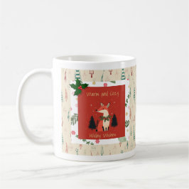 Personlig Helgdag med Cute Fox Kaffemugg