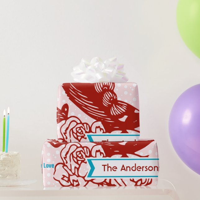 Personlig Helgdag - radbrytning Papper Presentpapper (Festgåvor)