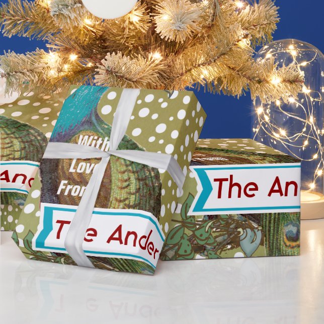 Personlig Helgdag - radbrytning Papper Presentpapper (Helgdagar)