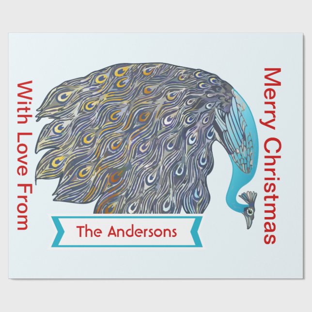 Personlig Helgdag - radbrytning Papper Presentpapper (Platt)