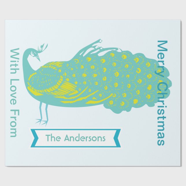 Personlig Helgdag - radbrytning Papper Presentpapper (Platt)