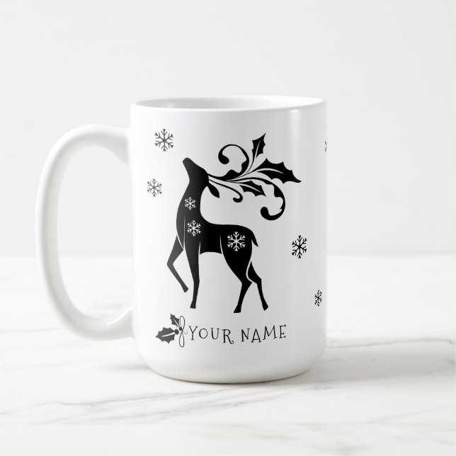Personlig helgdagspresent kaffemugg (Vänster)