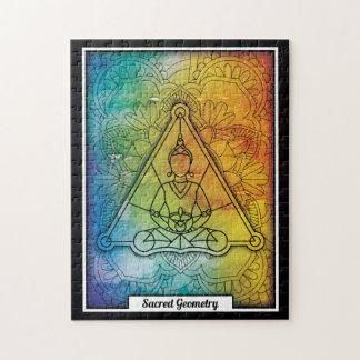 Personlig Helig Geometry Buddha Pussel