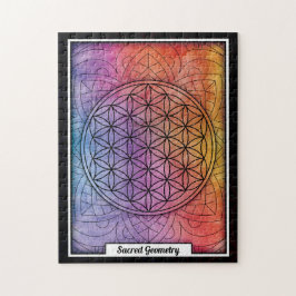 Personlig Helig Geometry Flower of Life Pussel