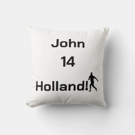 Personlig heminredning för Holland-fotbollsfans Kudde