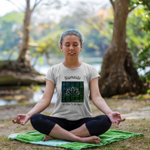 Personlig Henna Yoga Mönster T Shirt