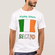 Personlig Heritage Ireland Flag Herr Tröja 