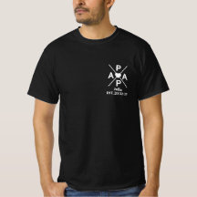 Personlig herr-t-shirt för pappa med barn