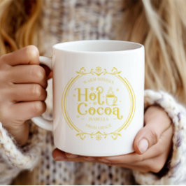 Personlig "Hett Cocoa" Chrismas Classic Kaffemugg