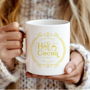 Personlig "Hett Cocoa" Chrismas Classic Kaffemugg