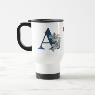 Personlig Hibiskusblomma Monogram Initial A Resemugg