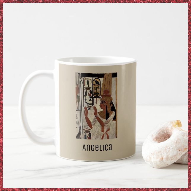 Personlig Hieroglyphics Egypten Mugg (Bookmark my store! https://www.zazzle.com/store/capricepetit)