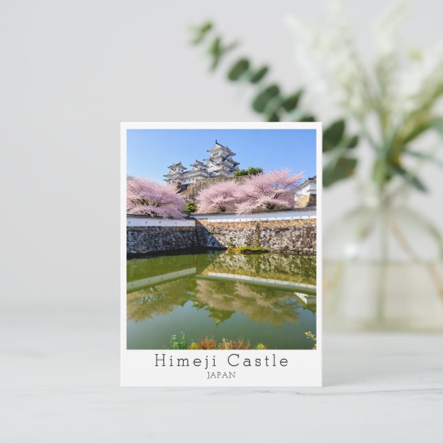 Personlig, Himeji slott på våren Vykort (Stående Fram)